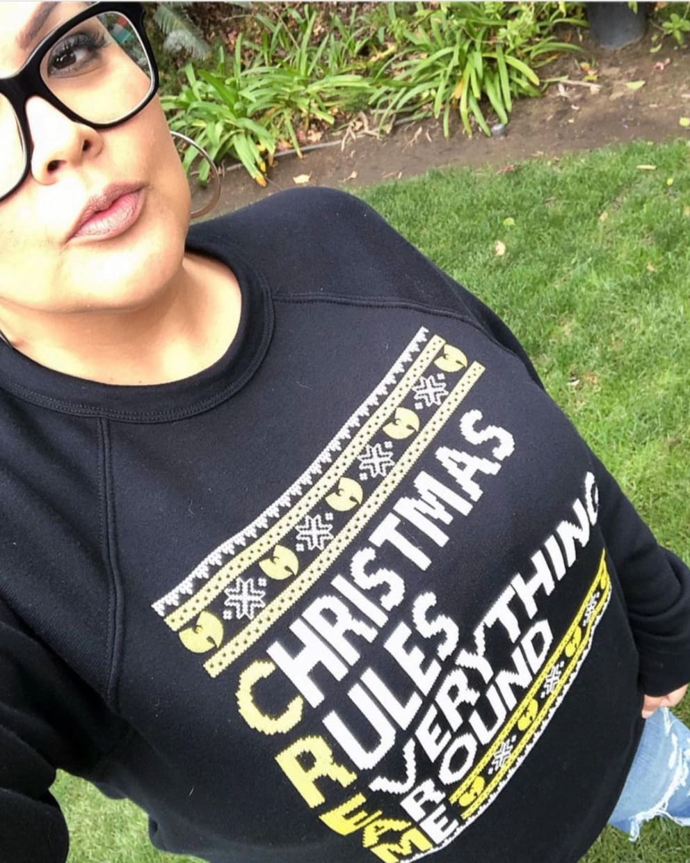 C.R.E.A.M. Crewneck 80s, active, christmas, CREAM, fleece One Messy Bun