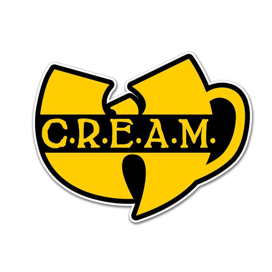 Coffee Rules Sticker Accessories C.R.E.A.M. Everything Around Me One Messy Bun