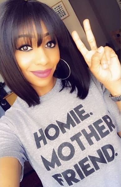 Homie Mother Friend T-Shirt empowerment, friend, homie, life, lover One Messy Bun