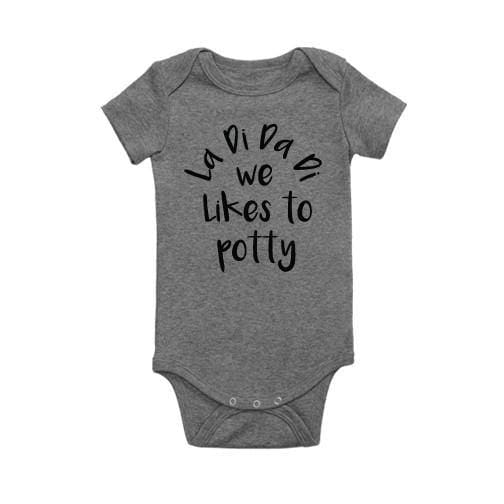 La Di Da (Infants) Onesie 90 s 90s boy dadi dodi One Messy Bun