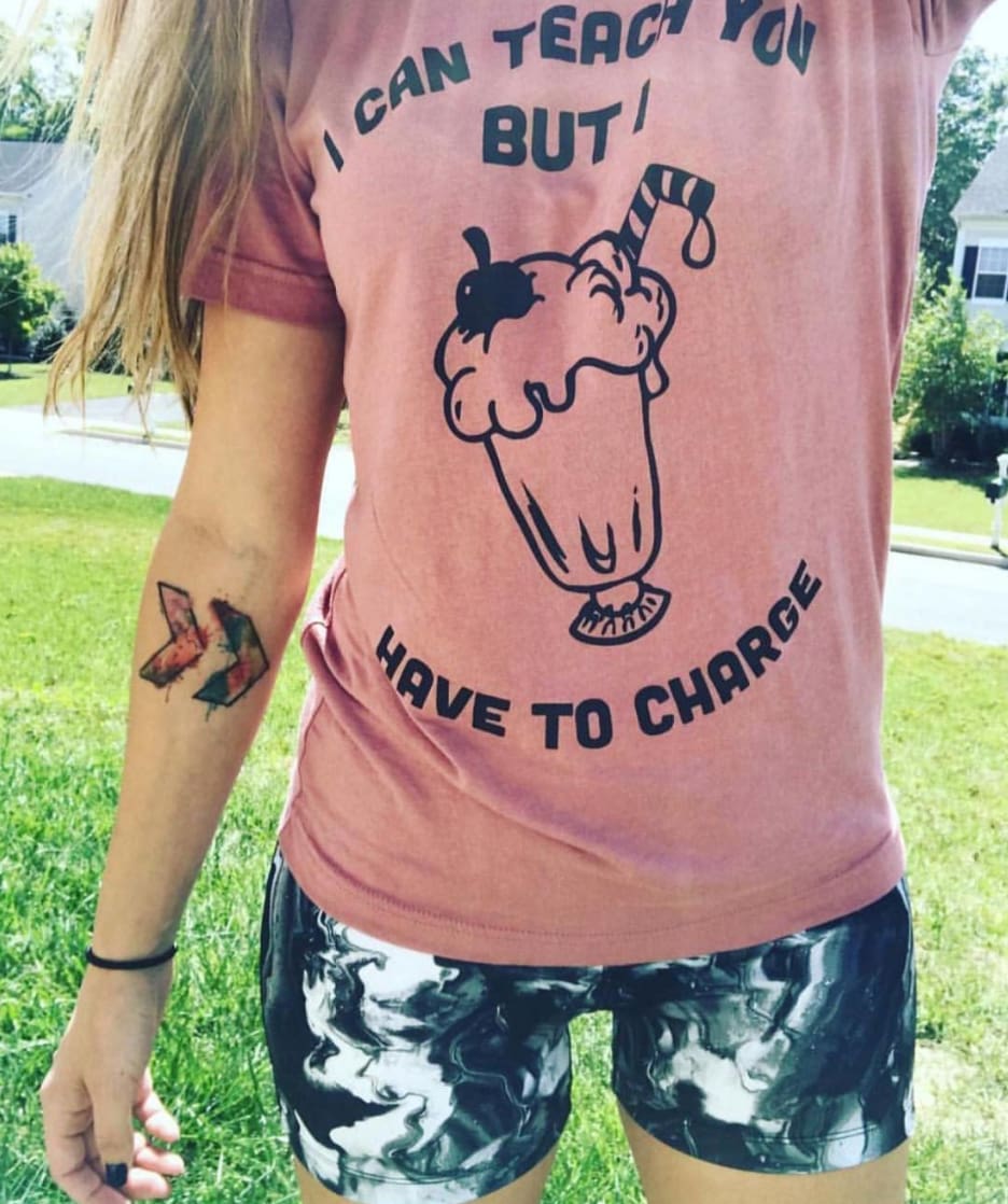 Milkshake T-Shirt 90 s, 90’s, active, i can teach you, kelis One Messy Bun