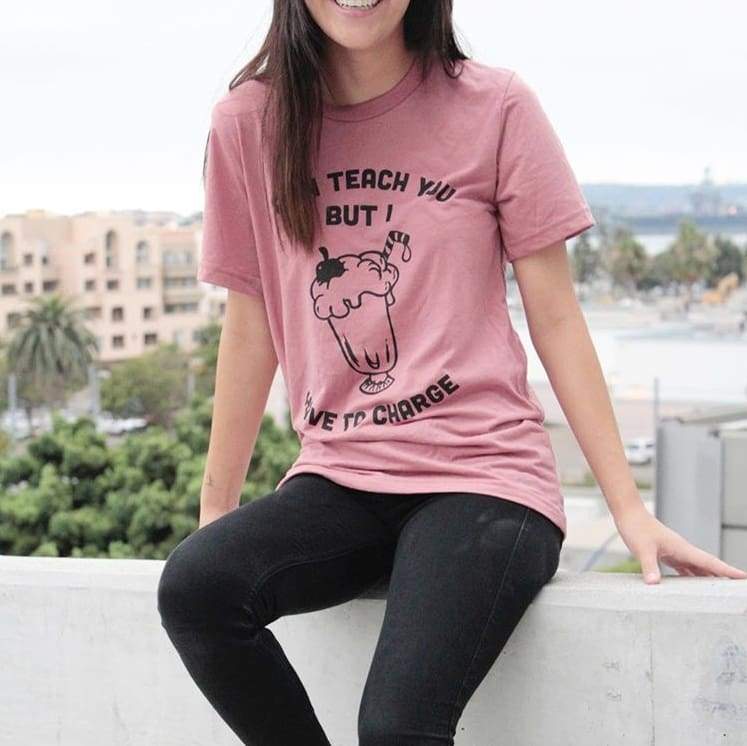 Milkshake T-Shirt 90 s 90s dodi Gray hip One Messy Bun