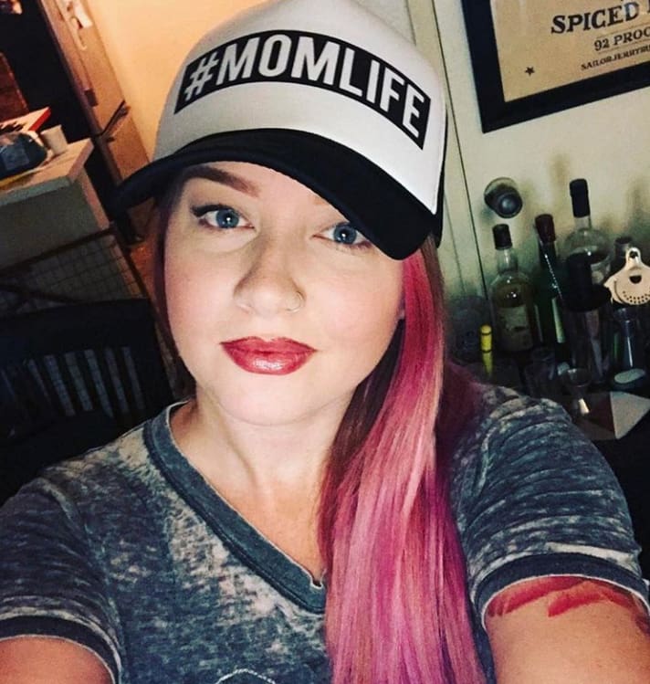 #Momlife Trucker Hat #momlife Black cap hat hats One Messy Bun
