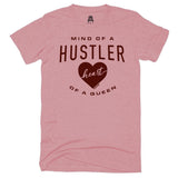 Queen Hustle T-Shirt Blue Heart of a Hustler mind swapexecution