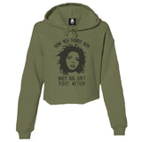 Right Within Crop Hoodie crop fleece fugees Lauryn Hill long sleeve swapexecution