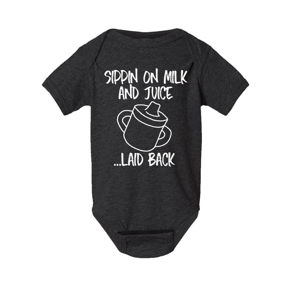 Sippin (Infants) Onesie 90 s, 90’s, boy, dr. dre, gangster One Messy Bun