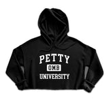 Petty University Crop Hoodie