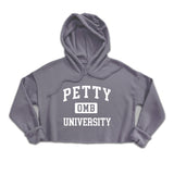 Petty University Crop Hoodie