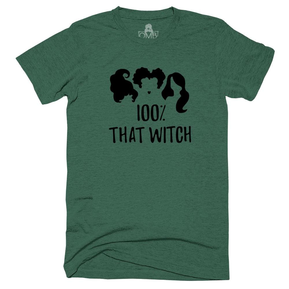 100% That Witch T-Shirt fall, halloween, hocus pocus, holiday, lizzo classotomotiv