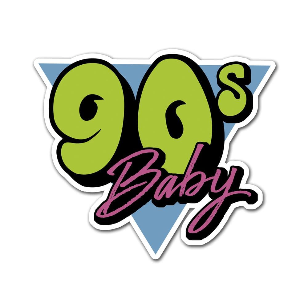 90s Baby Sticker Accessories 80s, 90s, made me, beanie babies, boy bands One Messy Bun