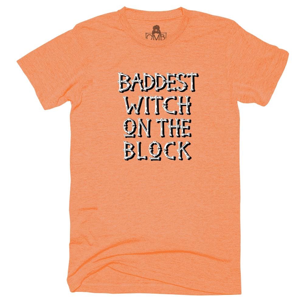 Baddest Witch T-Shirt block, bones, fall, halloween, holiday classotomotiv