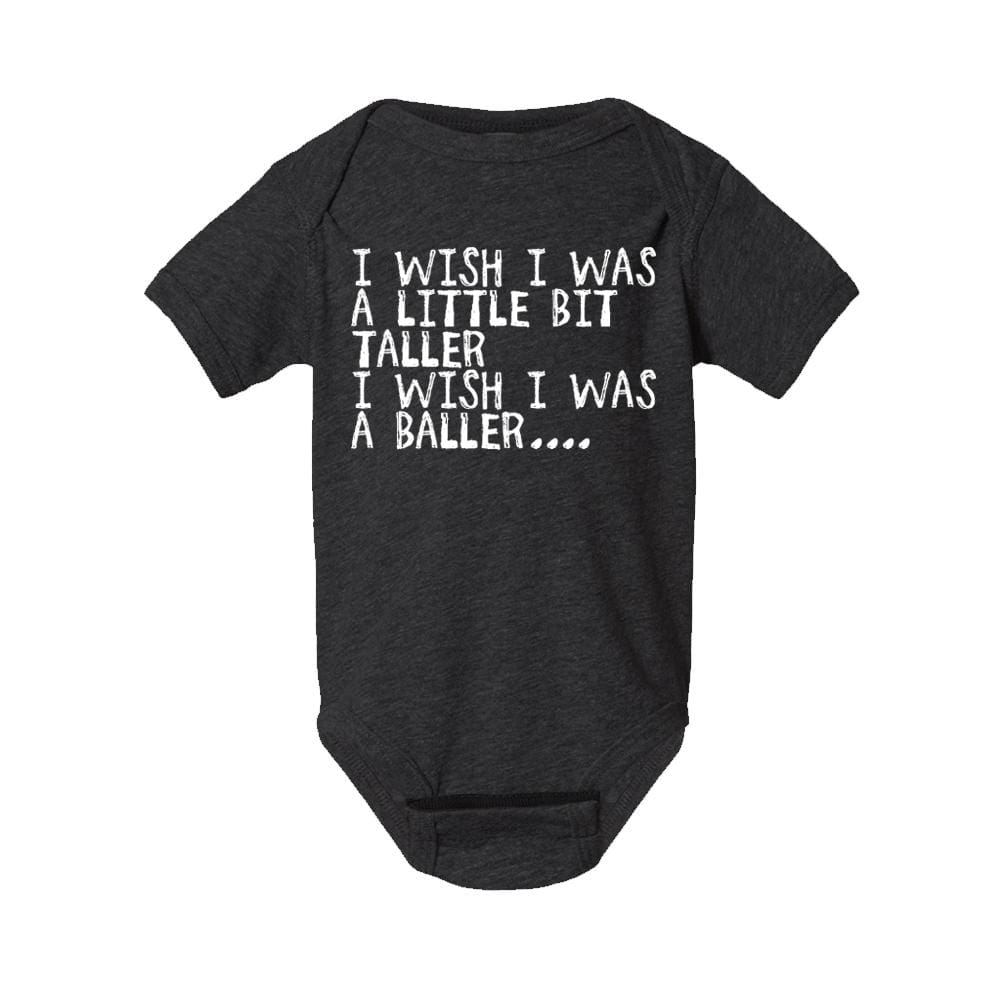 Baller (Infants) Onesie 80s, 90 s, 90’s, bit taller, boy One Messy Bun