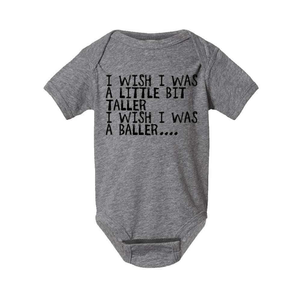 Baller (Infants) Onesie 80s, 90 s, 90’s, bit taller, boy One Messy Bun