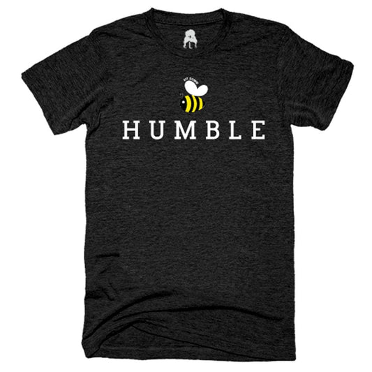 BEE Humble T-Shirt be humble bee Black compton down One Messy Bun
