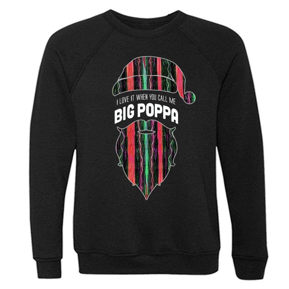 Big Poppa Crewneck Hoodie b.i.g. biggie Black christmas coogi classotomotiv