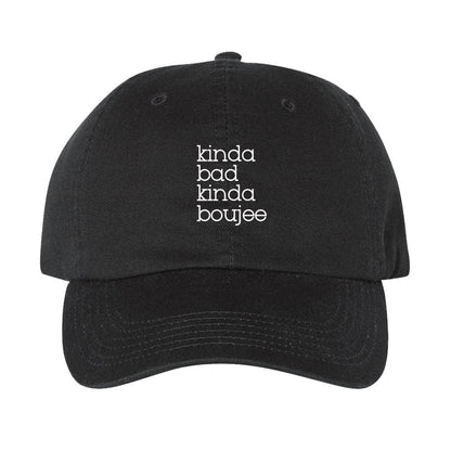 Boujee Dad Hat bad and boujee Black dad cap hat classotomotiv