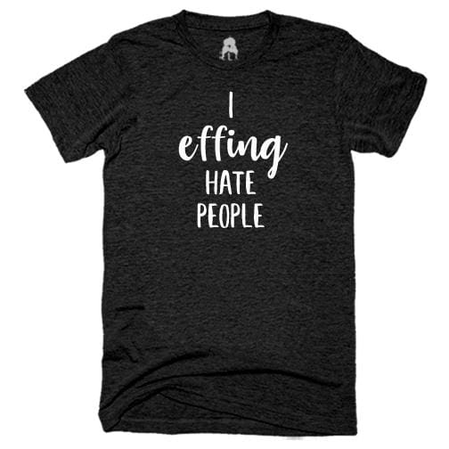 Effing T-Shirt Black effing fucking Gray hate classotomotiv