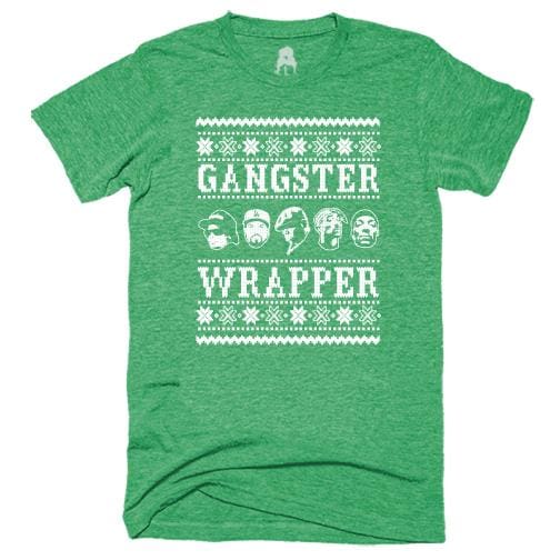 Gangster Wrapper T-Shirt biggie Black christmas gangsta gangster classotomotiv