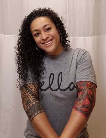 Hella T-Shirt bay Bay Area Gray One Messy Bun