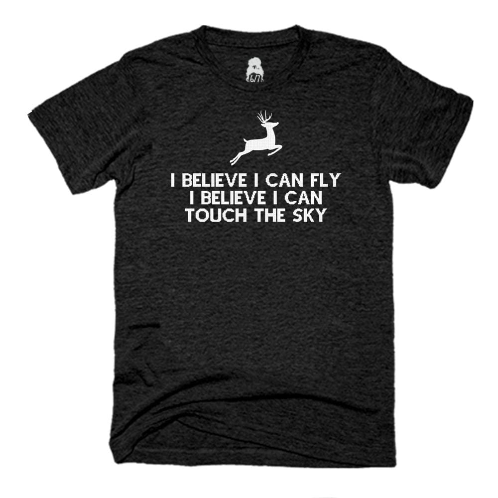 I Can Fly (Kids) Kids T-Shirt Black boy christmas girl Gray One Messy Bun