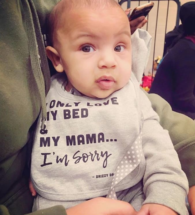 Im Sorry Bib (Baby) bed bib Black boy drake classotomotiv