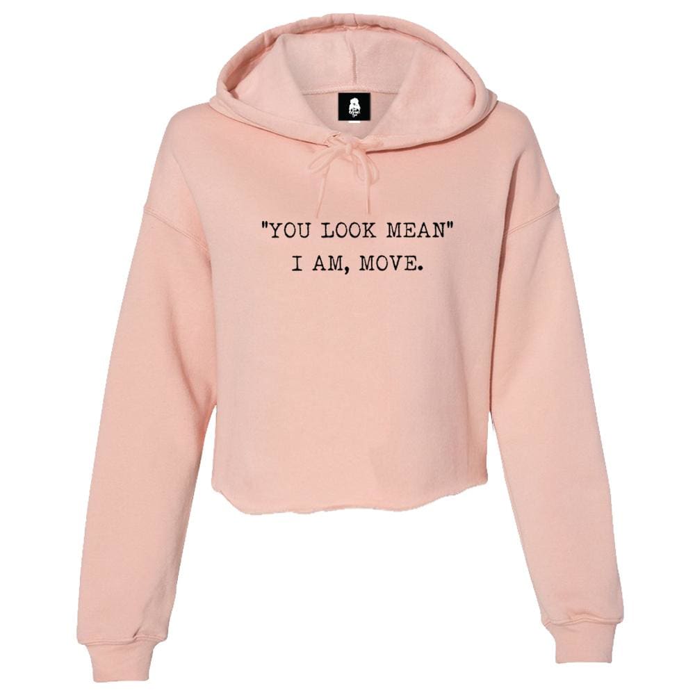 Mean Girl Crop Hoodie crop fleece long sleeve longsleeve mean classotomotiv