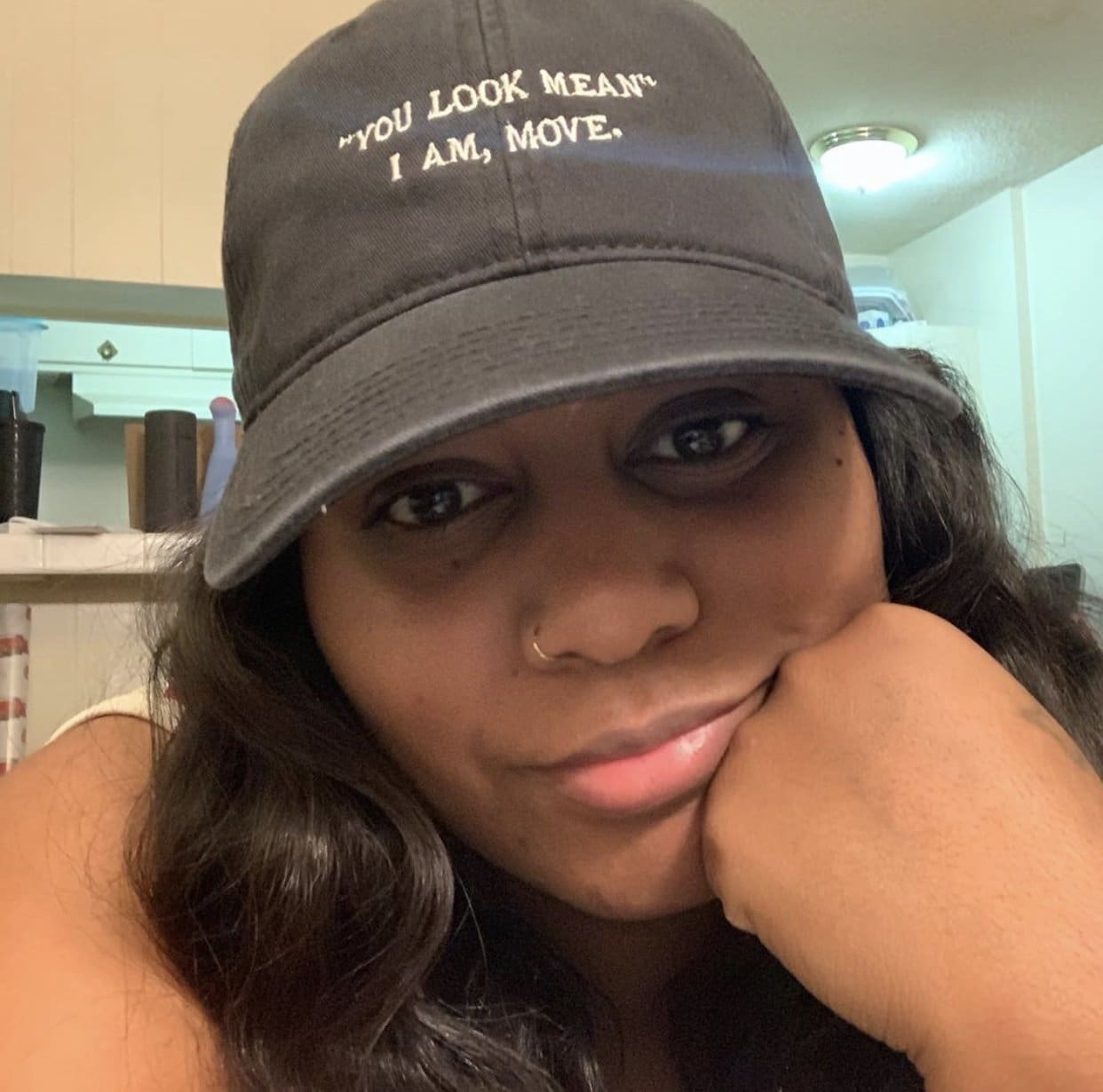 Mean Girl Dad Hat dad cap, hat, hats, mean, mean girl One Messy Bun