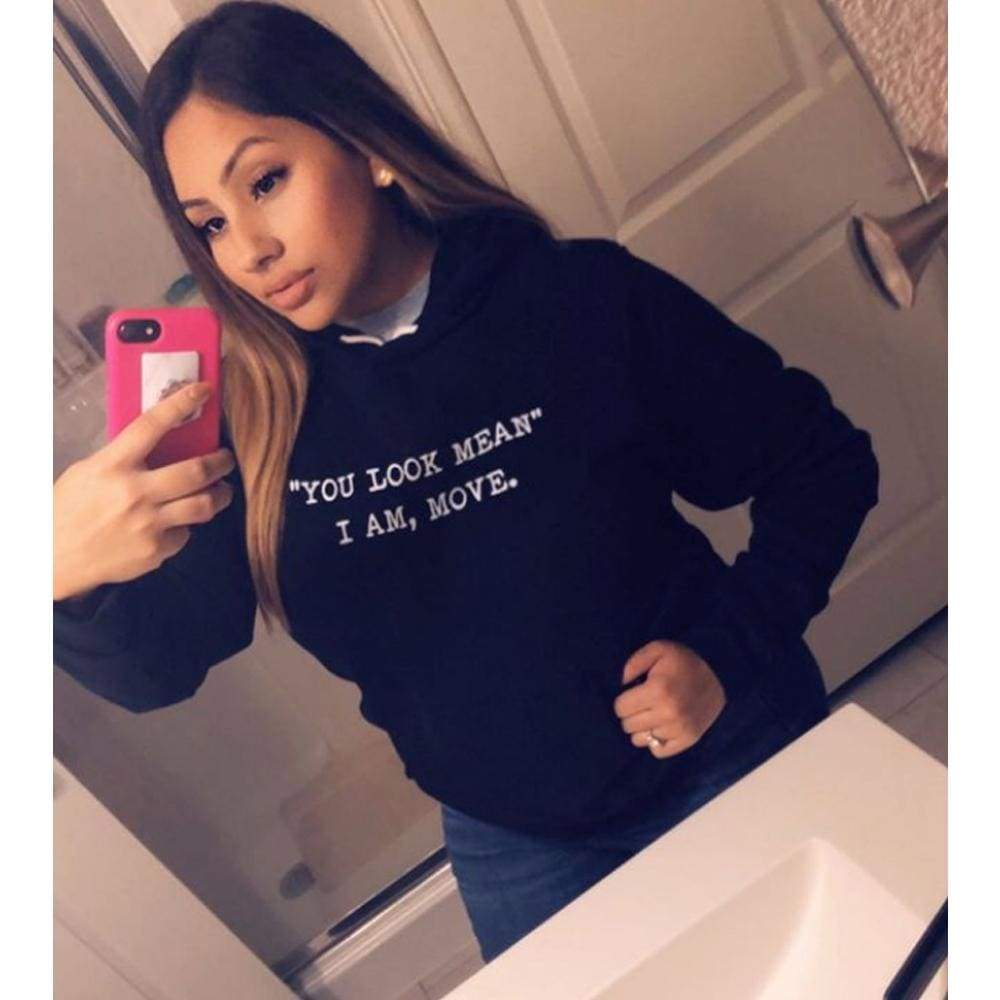 Mean Girl Hoodie Black fleece Gray hoodie long sleeve classotomotiv