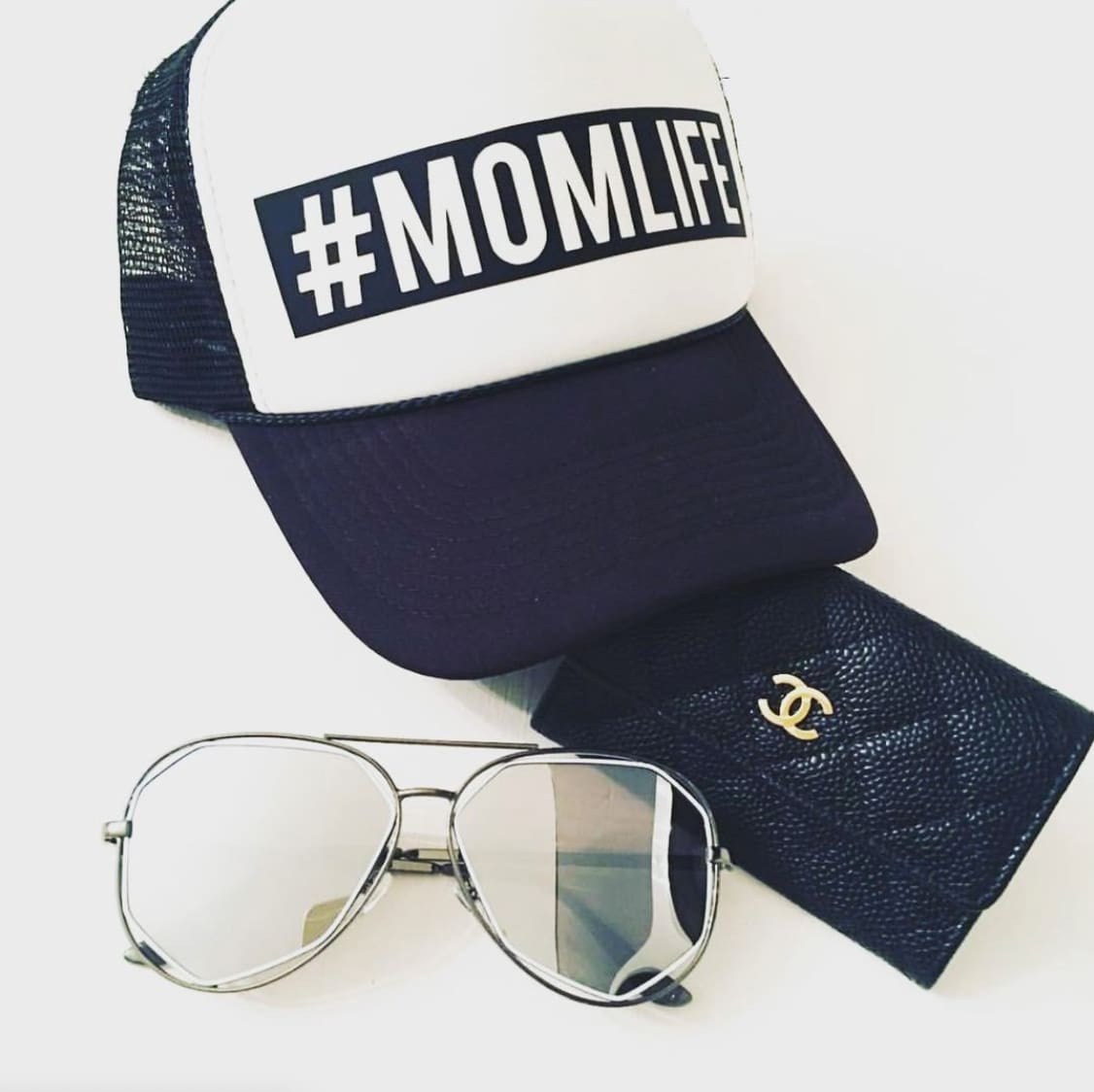 #Momlife Trucker Hat #momlife, active, Black, cap, hat classotomotiv