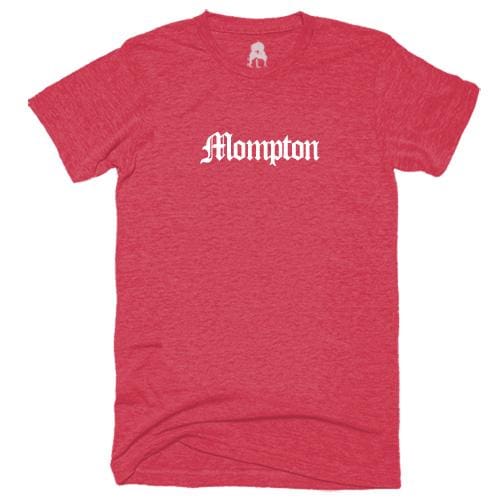 Mompton T-Shirt compton gangster rap Gray hip hop One Messy Bun