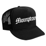 Mompton Trucker Hat Black cap compton hat hats One Messy Bun