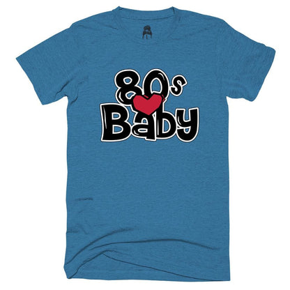 Poetic T-Shirt 80s Baby Blue Gray Janet Jackson classotomotiv