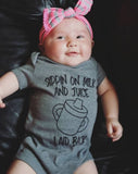 Sippin (Infants) Onesie 90 s 90s boy dr. dre gangster One Messy Bun