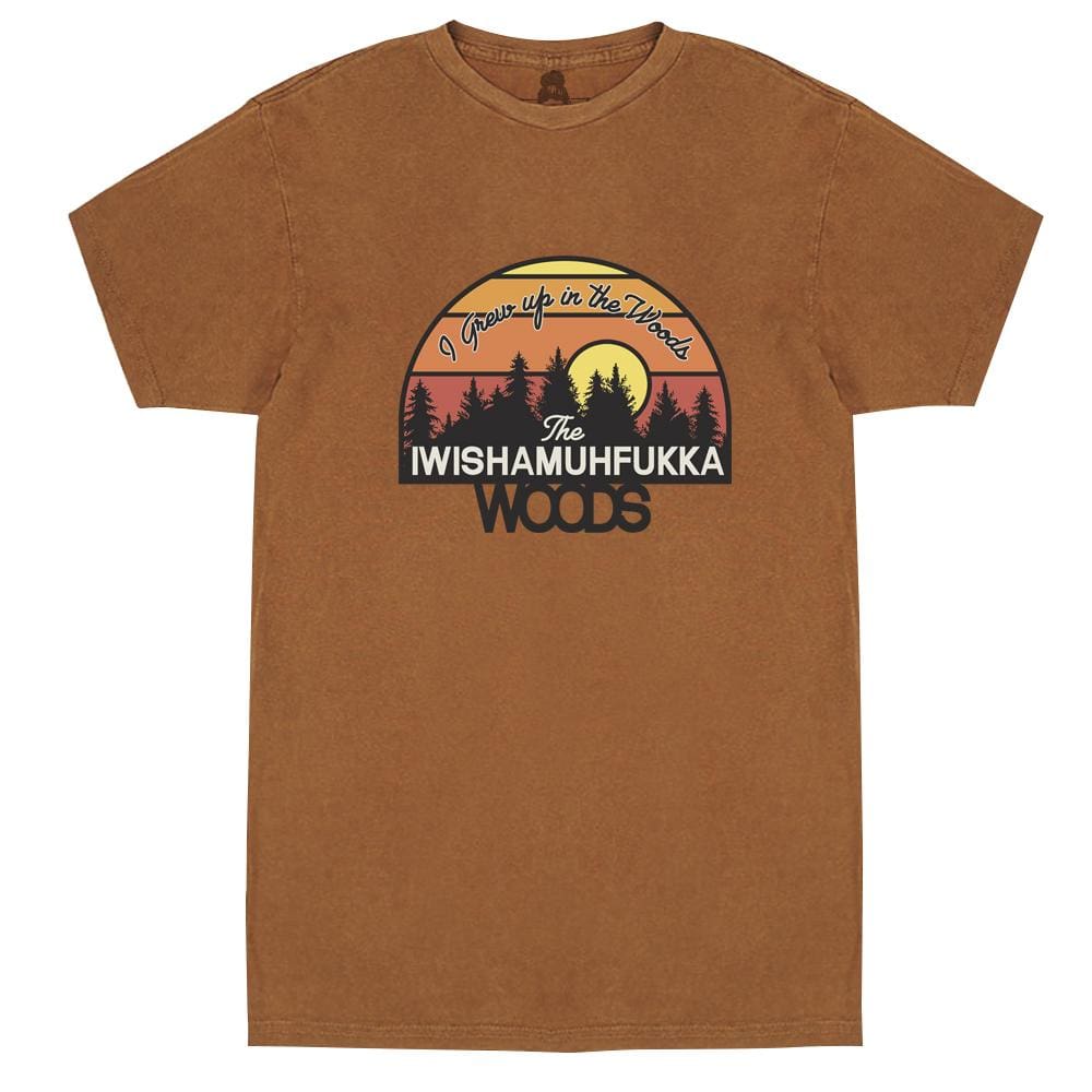 Woods T-Shirt acid, forest, horizon, I grew up, wish classotomotiv